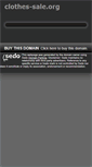 Mobile Screenshot of clothes-sale.org